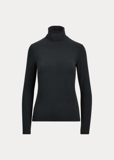 Women's Ralph Lauren Jersey Turtleneck Tops | 163520BJA